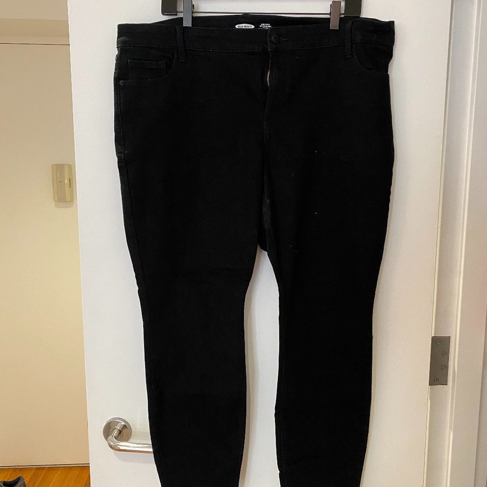 Old Navy High-Waisted Secret-Slim Pockets + Waistband Plus Size Rockstar Super